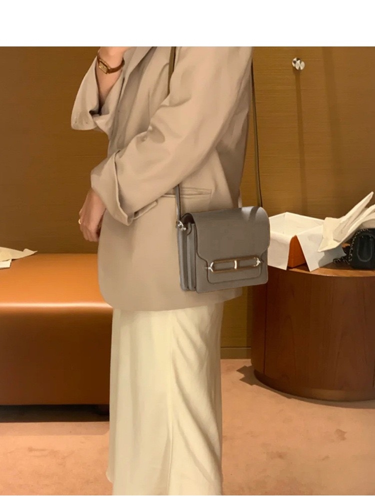 Túi Hermes Roulis Da Bò Nhập Khẩu Size 19cm
