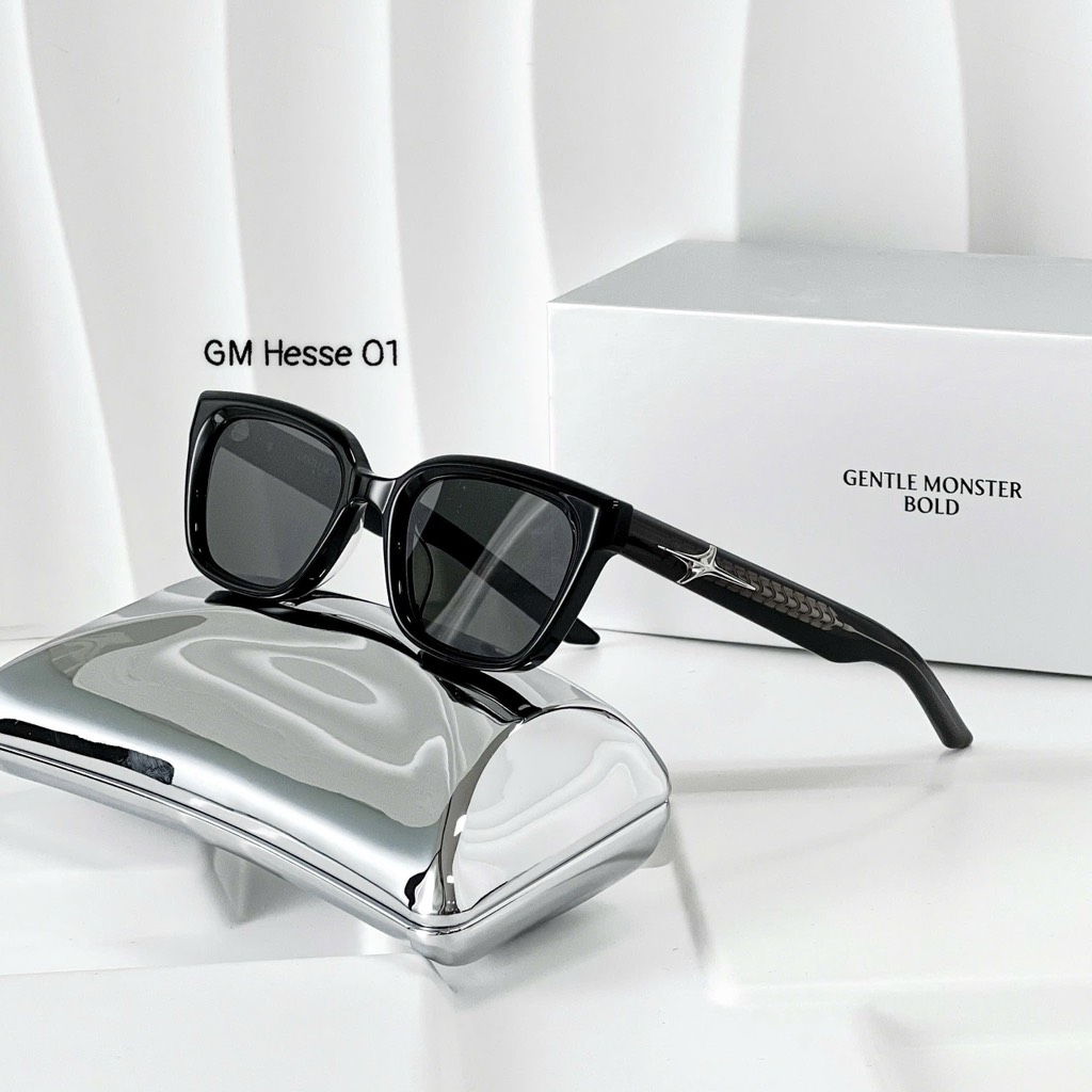 Kính Mát Gentle Monter Bold Hesse 01 Màu Đen