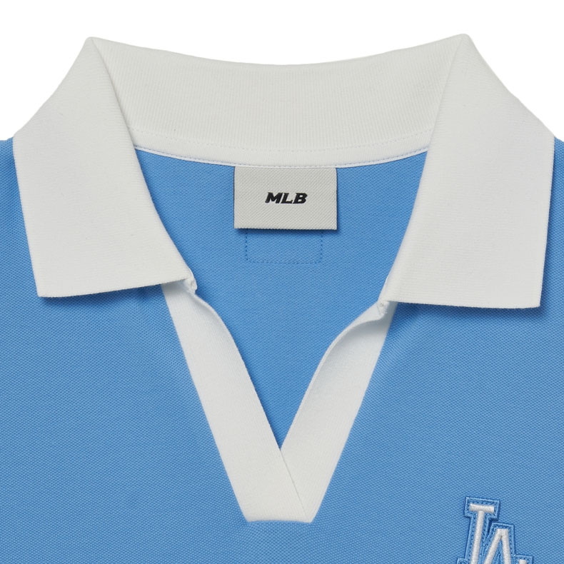 Váy Polo MLB LA Dodgers 3FOPB0333-07SBS Màu Xanh Blue