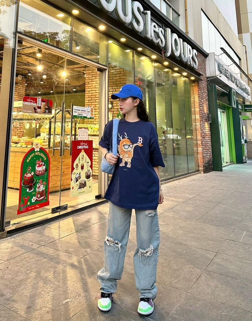 Áo Phông MLB Dragon Đội Sừng Hươu