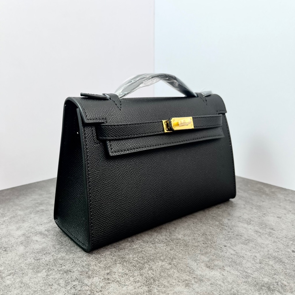 Túi Hermes Kelly Bản Da Sần Size 22 Remake Korea