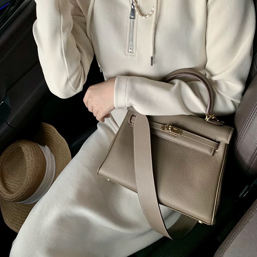 Túi Xách Hermes Handbags Kelly Remake Hàn Size 25cm