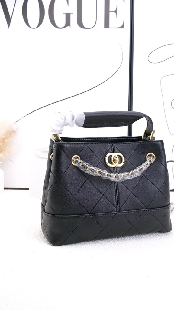 Túi Chanel Shopping Bag Bản Hàn Size 23cm Màu Đen