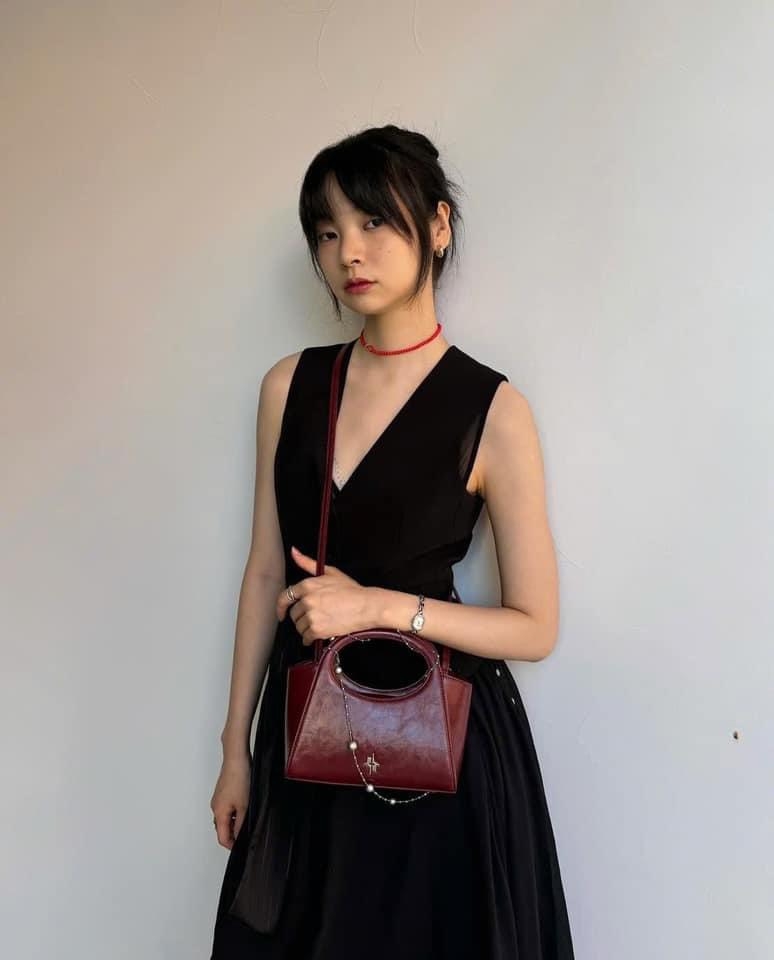Túi Đeo Chéo Nữ Find Kapoor Market Bag 20 Burgundy