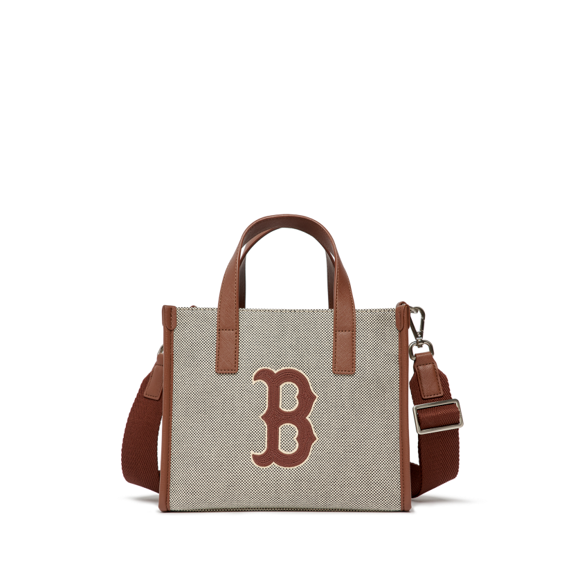 Túi Đeo Chéo MLB Tote Mini Logo Chữ B 3AORS062N-43BRD Màu Nâu