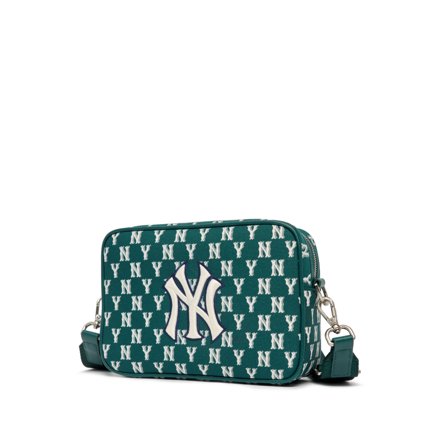 Túi Đeo Chéo MLB Monogram Logo NY 3ACRM012N-50GND Màu Xanh