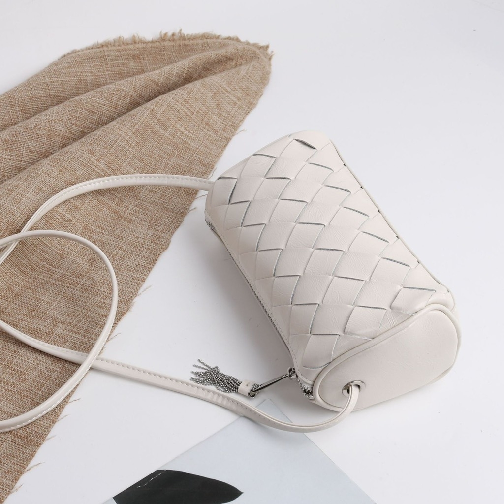 Túi Trống Mini Bottega Veneta Remake Korea Da Dê 20cm