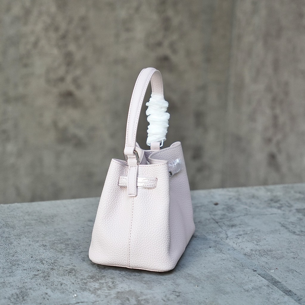 Túi Mini Kelly Bucket Bản Hàn Da Bò