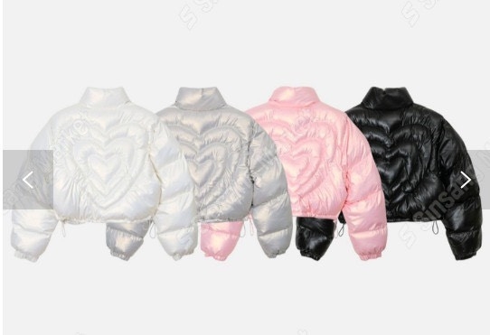 Áo Phao Béo Hàn Quốc Bản Lưng Tim ss2023