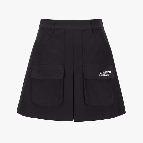 Chân Váy Vải Stretch Angels Màu Đen