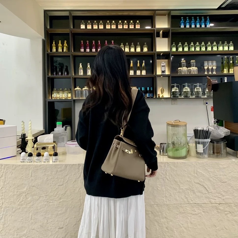 Túi Xách Hermes Handbags Kelly Remake Hàn Size 25cm