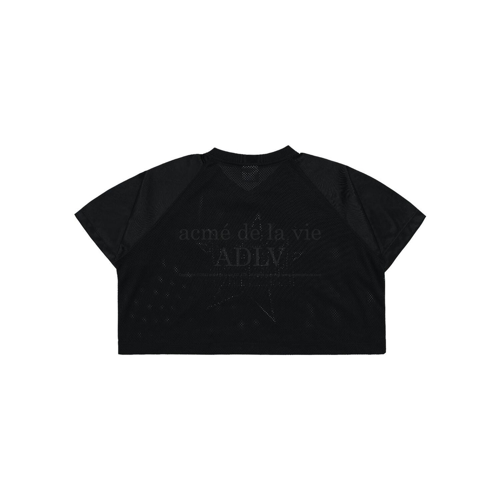 Áo Croptop ADLV Star Màu Đen