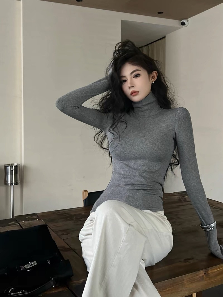 Áo giữ nhiệt cổ lọ Kumi Hàn Quốc