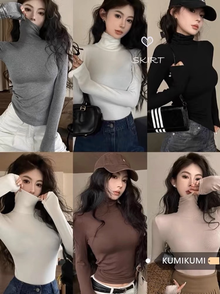 Áo giữ nhiệt cổ lọ Kumi Hàn Quốc