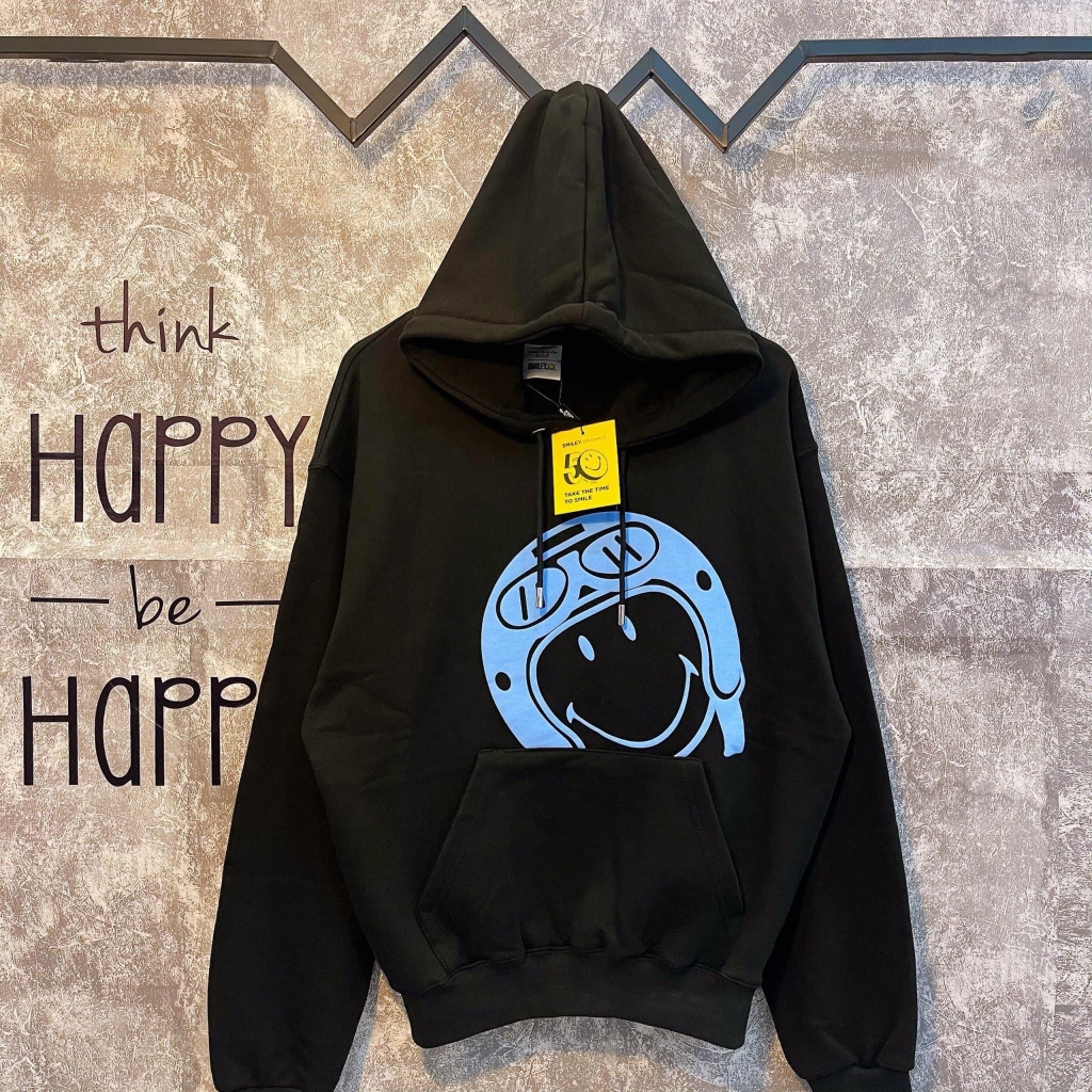 Áo Hoodie ADLV Smile Màu Đen