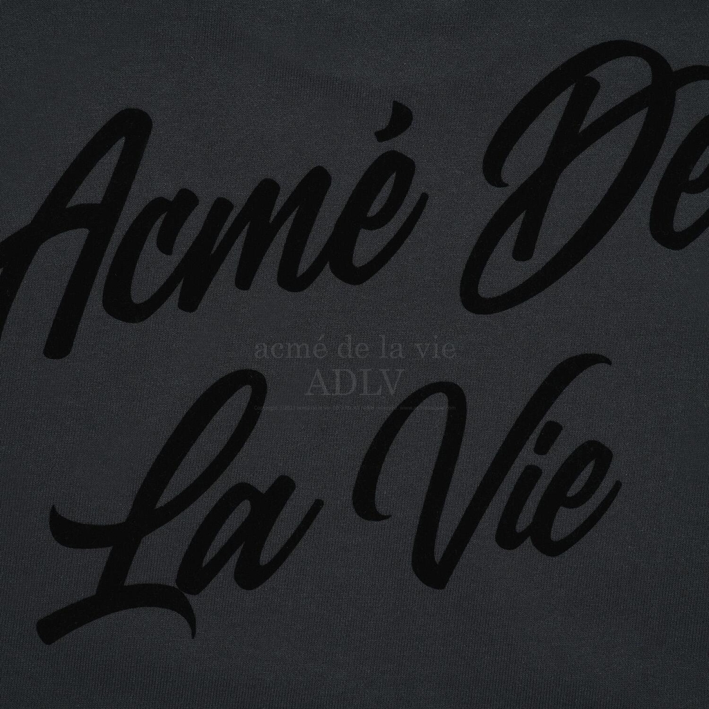 Áo Nỉ Sweater ADLV Chữ Nghiêng Màu Xám