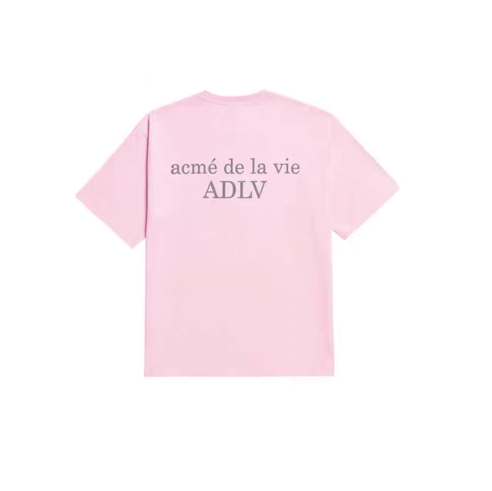 Áo Phông ADLV Acmé De La Vie Basic Màu Hồng Nhạt