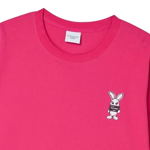 Áo Phông ADLV Mugshot Alien Tshirt Màu Hồng