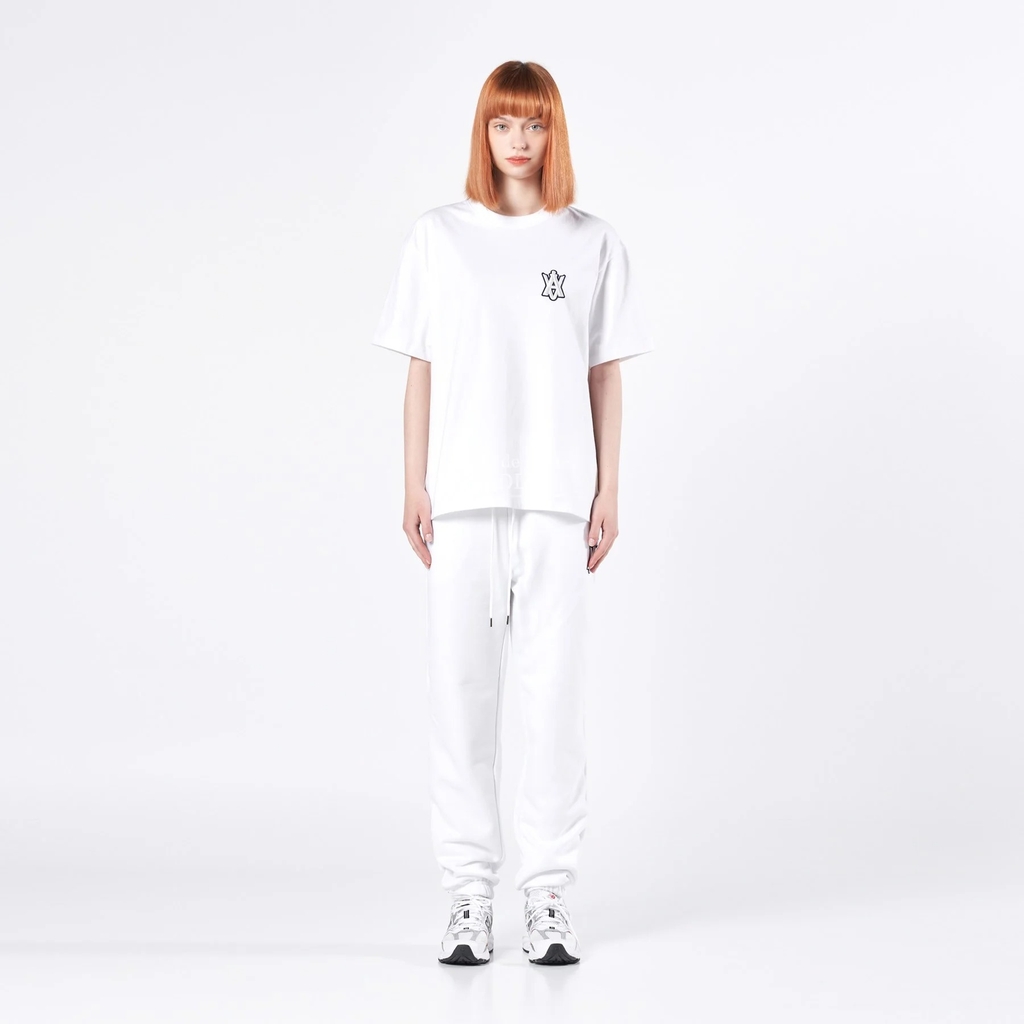 Áo Phông ADLV X LISA Logo Thêu Màu Trắng