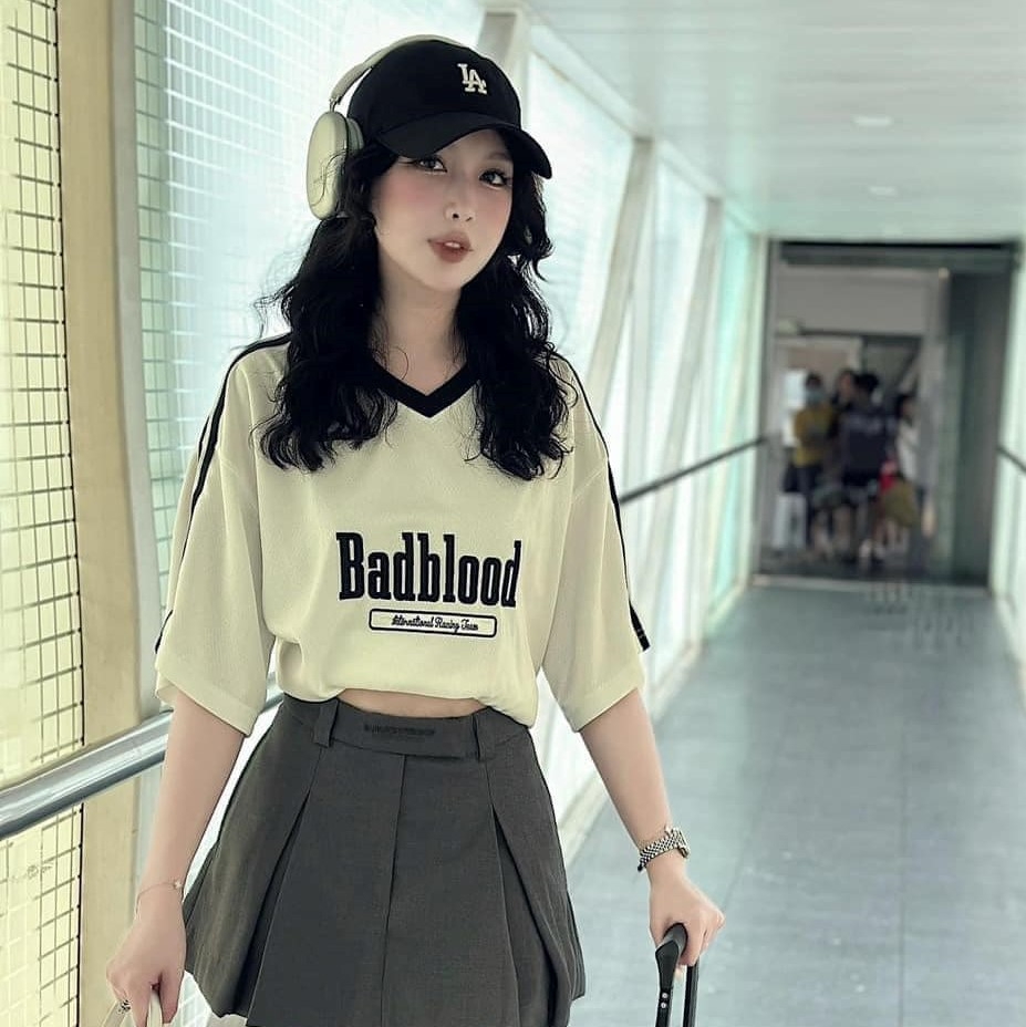 Áo Phông Badblood Cầu Thủ Màu Trắng