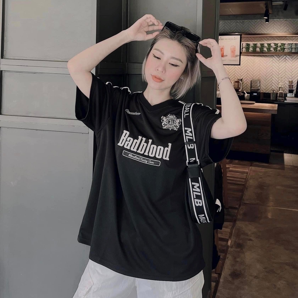 Áo Phông Badblood Cầu Thủ Màu Đen