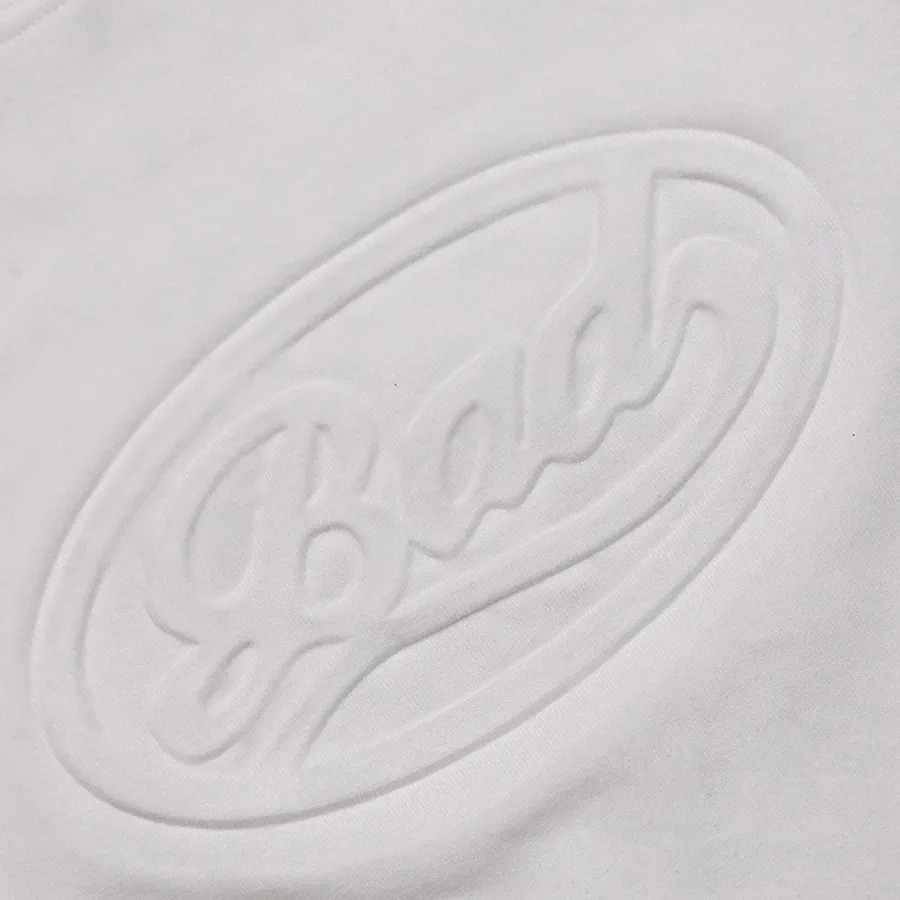 Áo Phông Badblood Oval Logo màu trắng