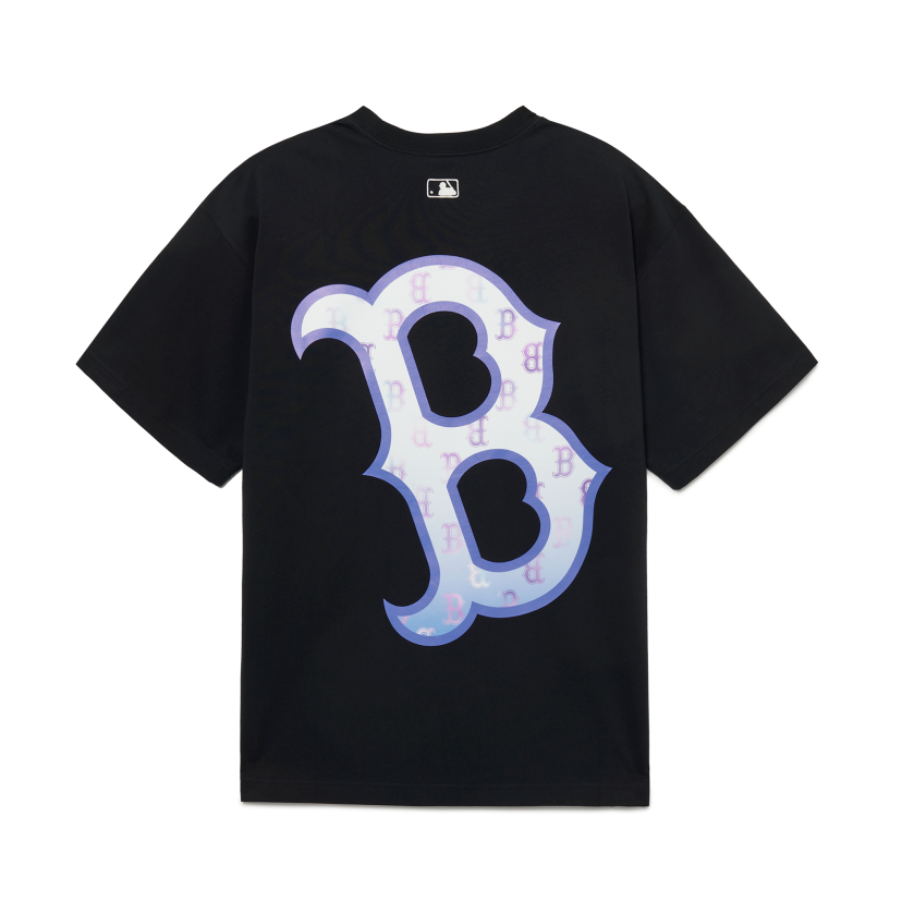 Áo Phông MLB Gradation Logo Chữ B Loang Tshirt 3ATSM0633-43BKS Màu Đen