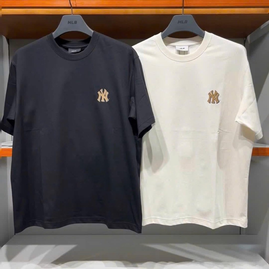 Áo phông MLB unisex cổ tròn tay ngắn New Year Snake Cartoon Graphic