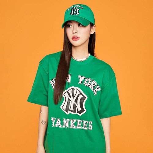 Áo Phông MLB NY 3ATSV0233-50GNP Màu Xanh Green