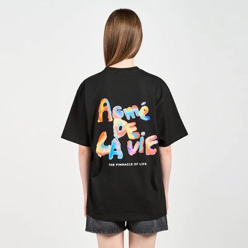 Áo Phông ADLV Logo 7 Màu Màu Đen
