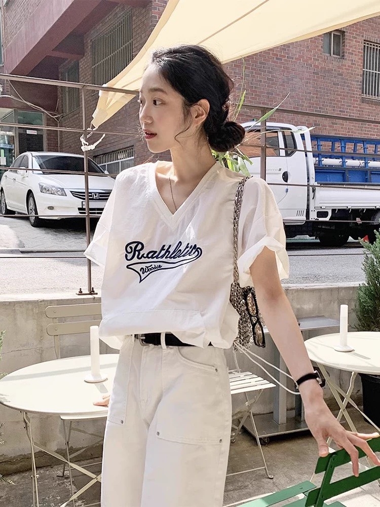 Áo thun gió rút eo Korea