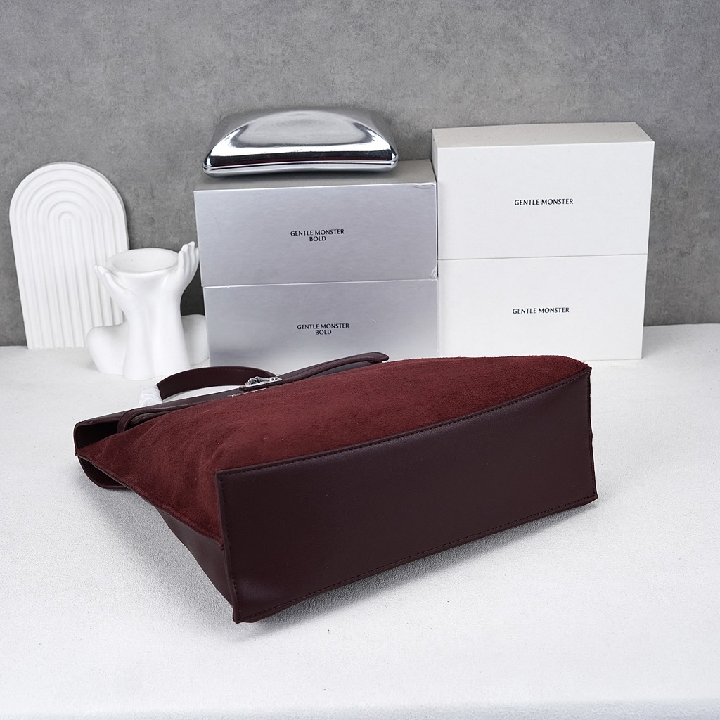 Balo Retro Korea Da Lộn Size 30cm Màu Đỏ Ancora