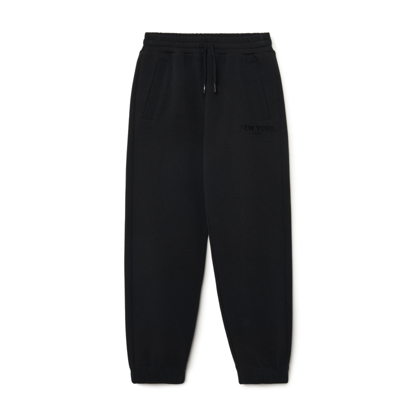 Bộ Quần Áo Nỉ MLB Size Kid Màu Đen