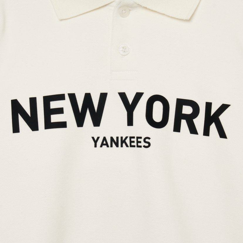 Bộ Quần Áo Nỉ MLB Size Kid Màu Kem