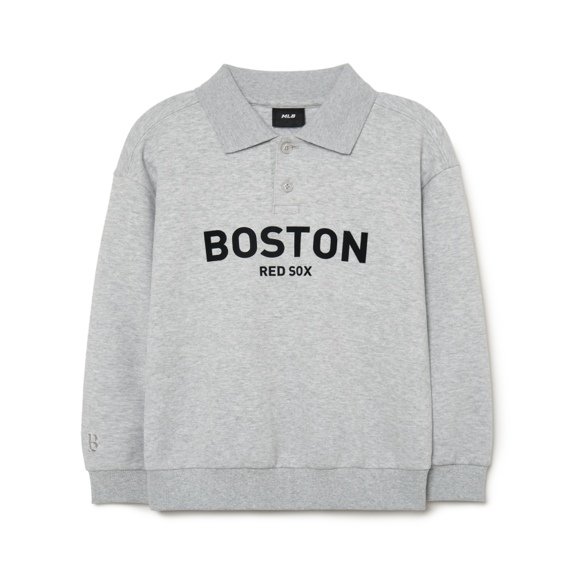 Bộ Quần Áo Nỉ MLB Size Kid Màu Xám