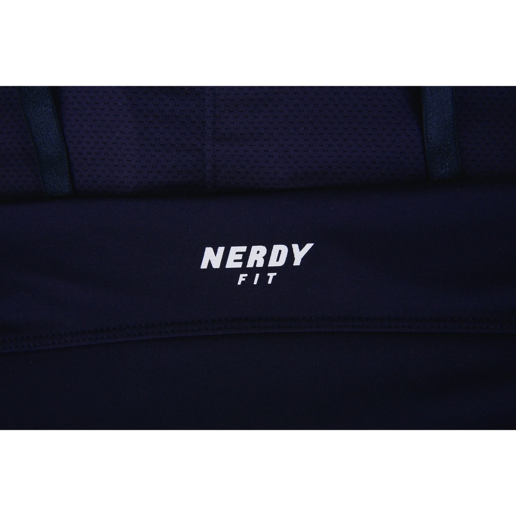 Bộ Áo Bra Và Quần Legging NERDY FIT Slim Cotton Màu Đen