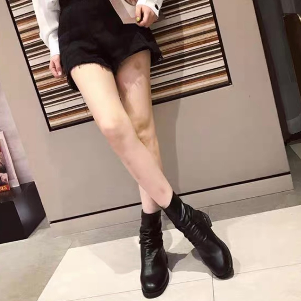 Boot Cổ Nhăn Hàn Quốc Size 37
