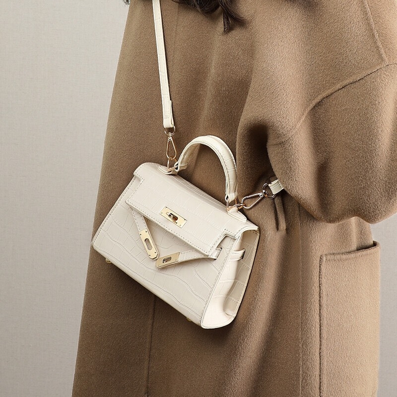 Túi Xách Hermes Kelly Da Croc Size 19cm