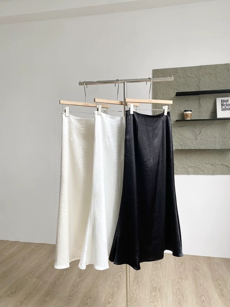 Chân váy lụa đuôi cá Hàn Quốc