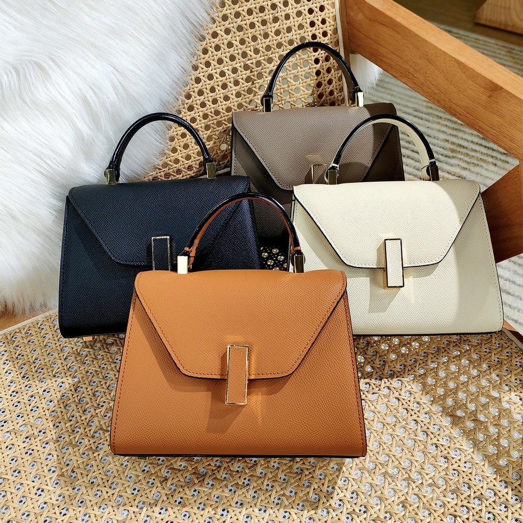 Túi Xách Valextra Remake Korea Iside Mini Da Bò Epsom 20 cm