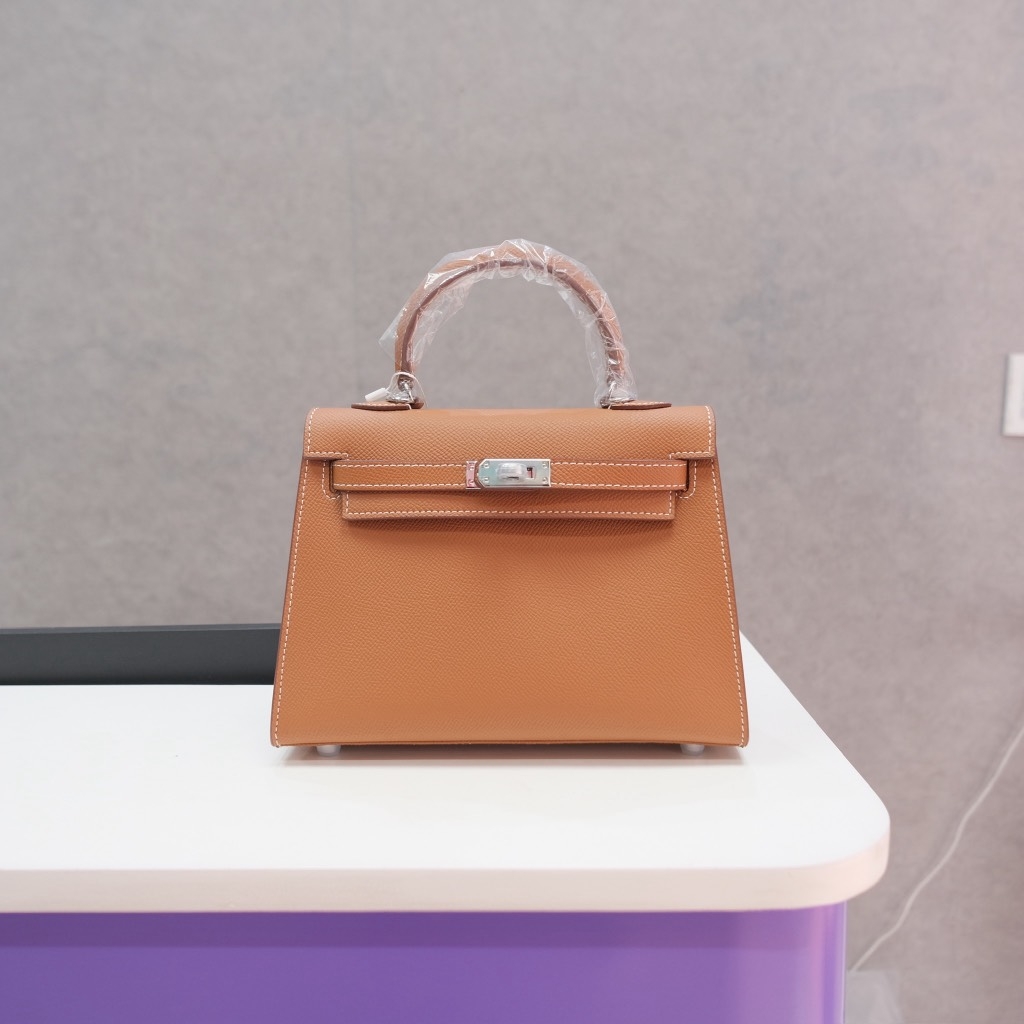Túi Hermes Kelly Remake Hàn Da Bò Togo Size 22cm