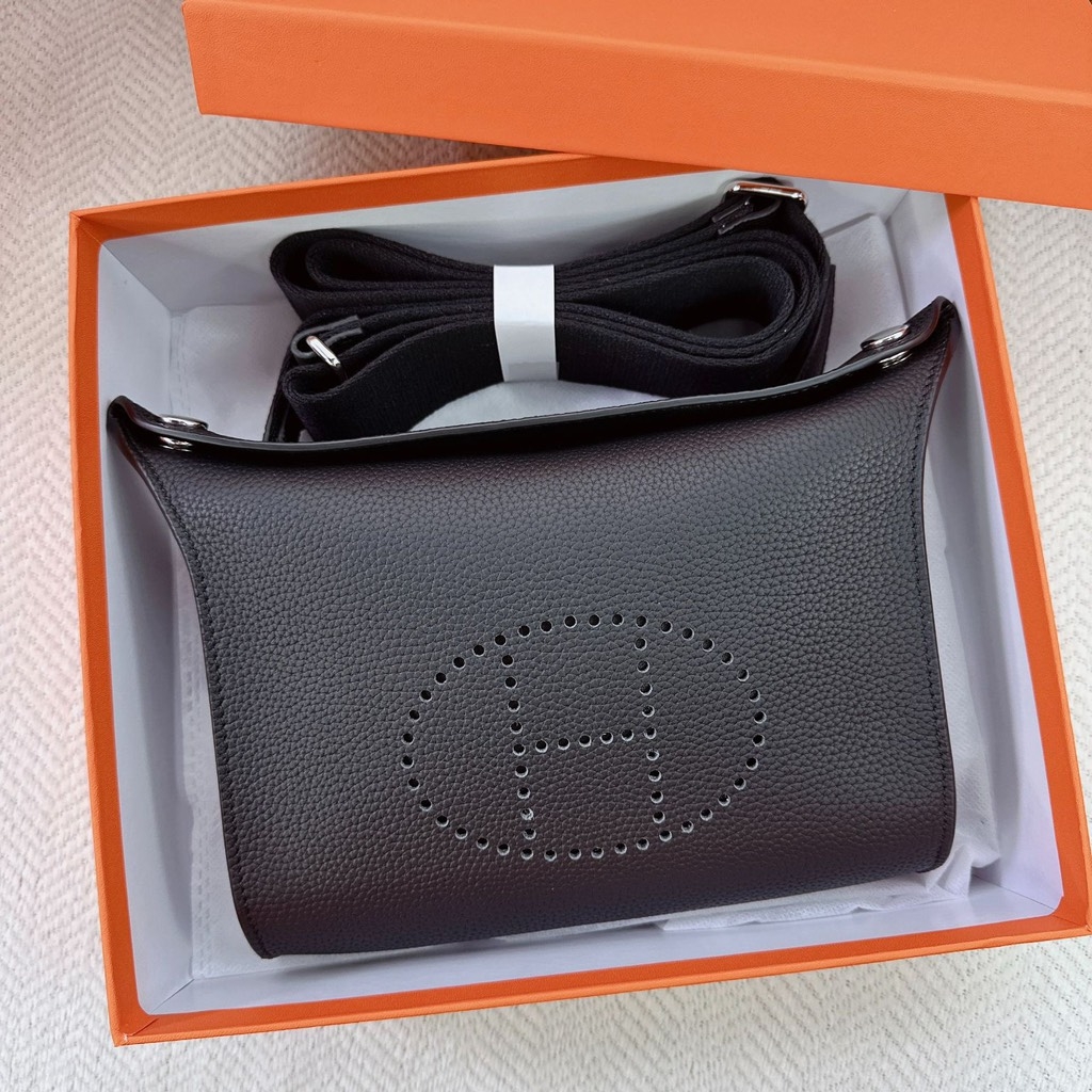 Túi Đeo Chéo Hermes Remake Korea Videpoches Da Bò Togo Size 20cm