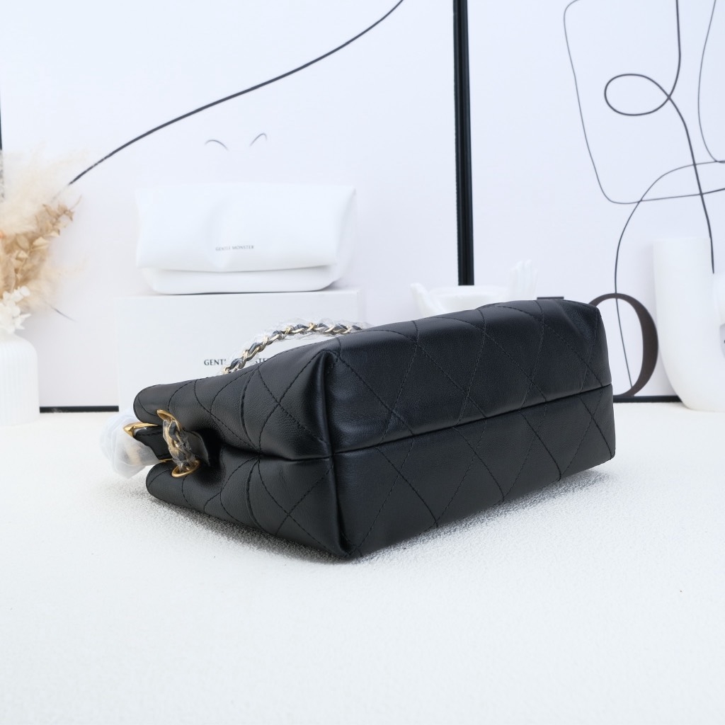 Túi Chanel Shopping Bag Bản Hàn Size 23cm Màu Đen