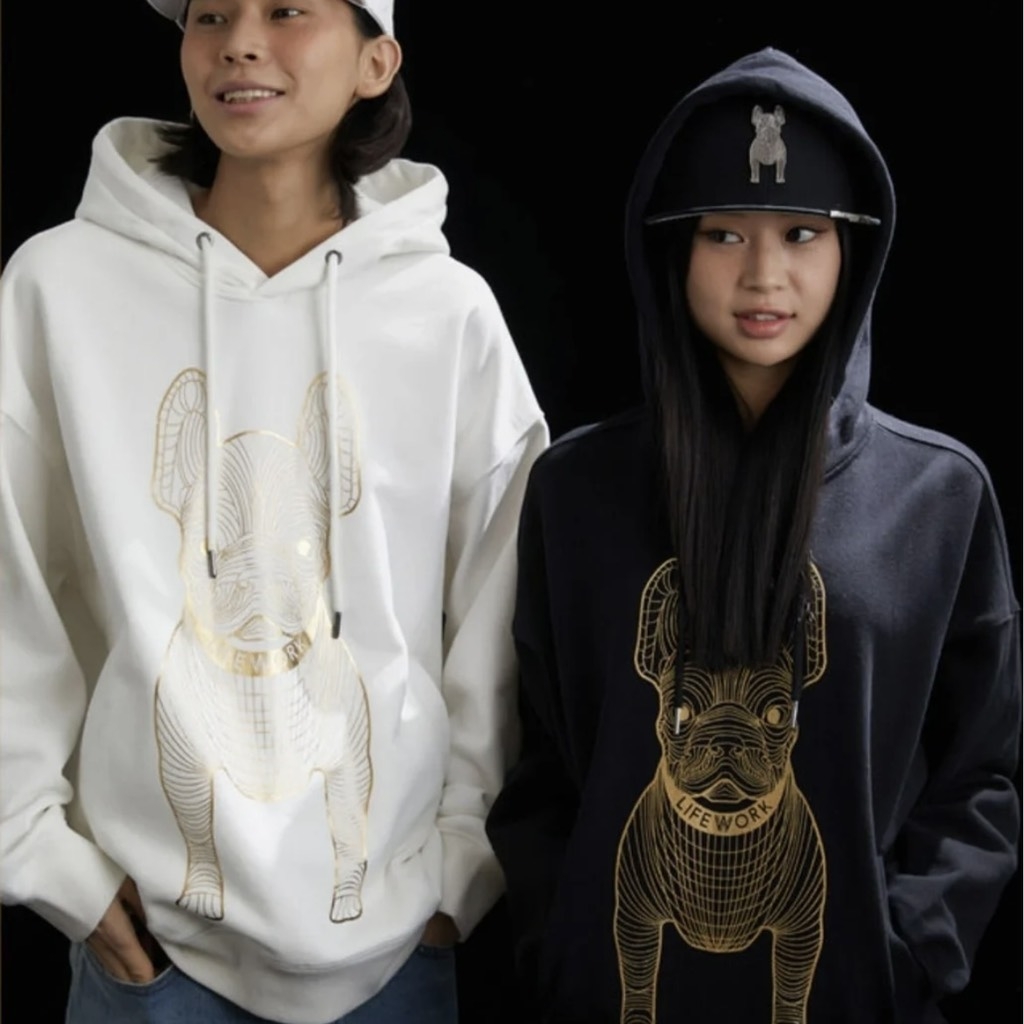 Áo Hoodie Lifework Màu Trắng