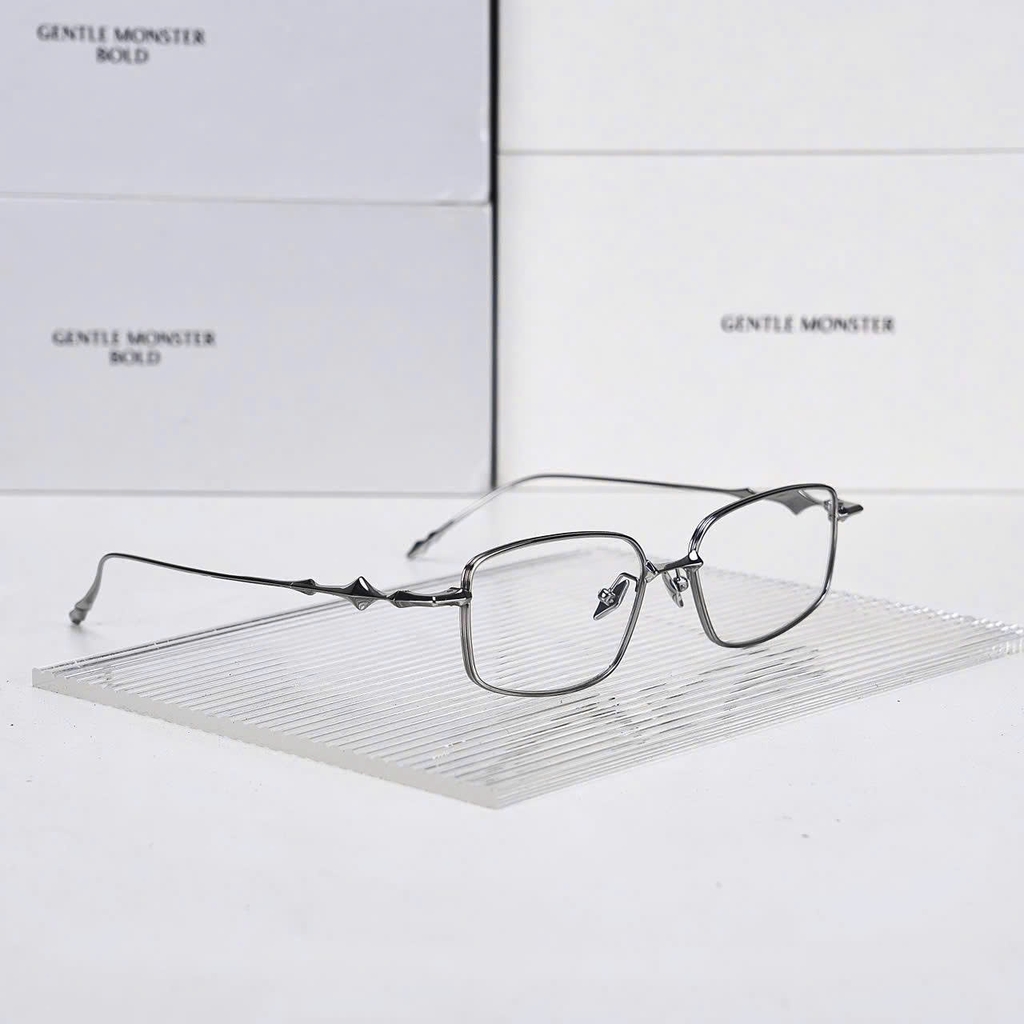 Kính Mát Gentle Monster Bold Atomic 02 Màu Bạc