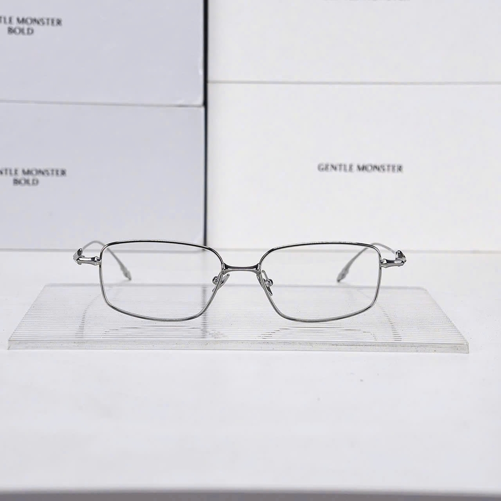 Kính Mát Gentle Monster Bold Atomic 02 Màu Bạc