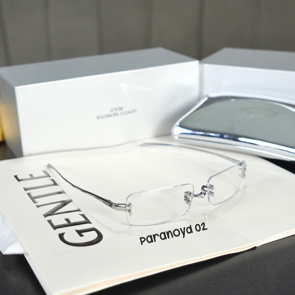 Kính Mát Gentle Monster Bold Paranoyd 02 Màu Trắng