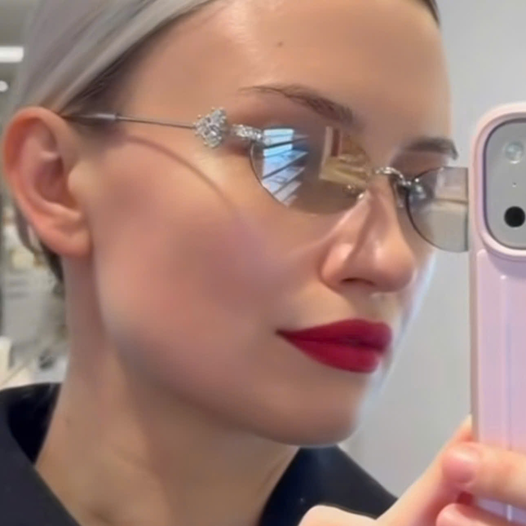 Kính Mát Gentle Monster Jewerly Orora 02 BRM Màu Vàng
