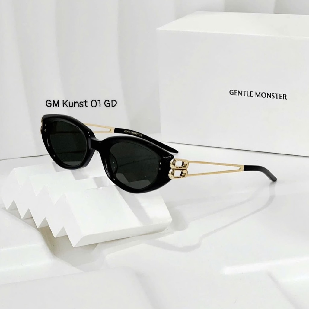 Kính Mát Gentle Monster Kunst 01GD Màu Vàng