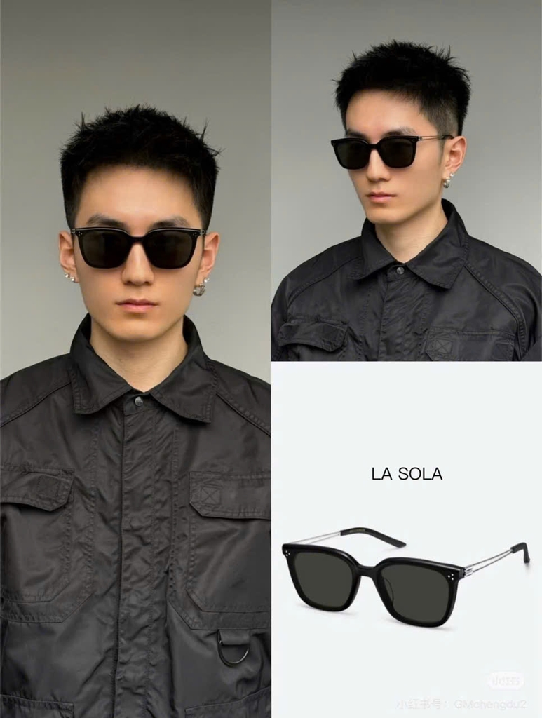 Kính Mát Gentle Monster La Sola 01 Màu Đen